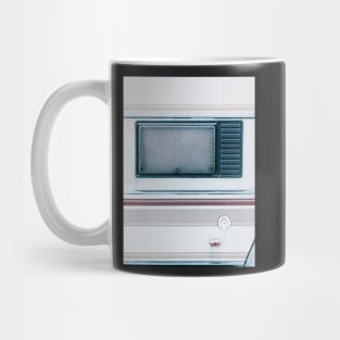 Frost-Covered Camper Van Window Mug